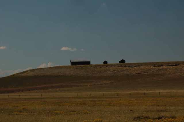 Farm house on hill